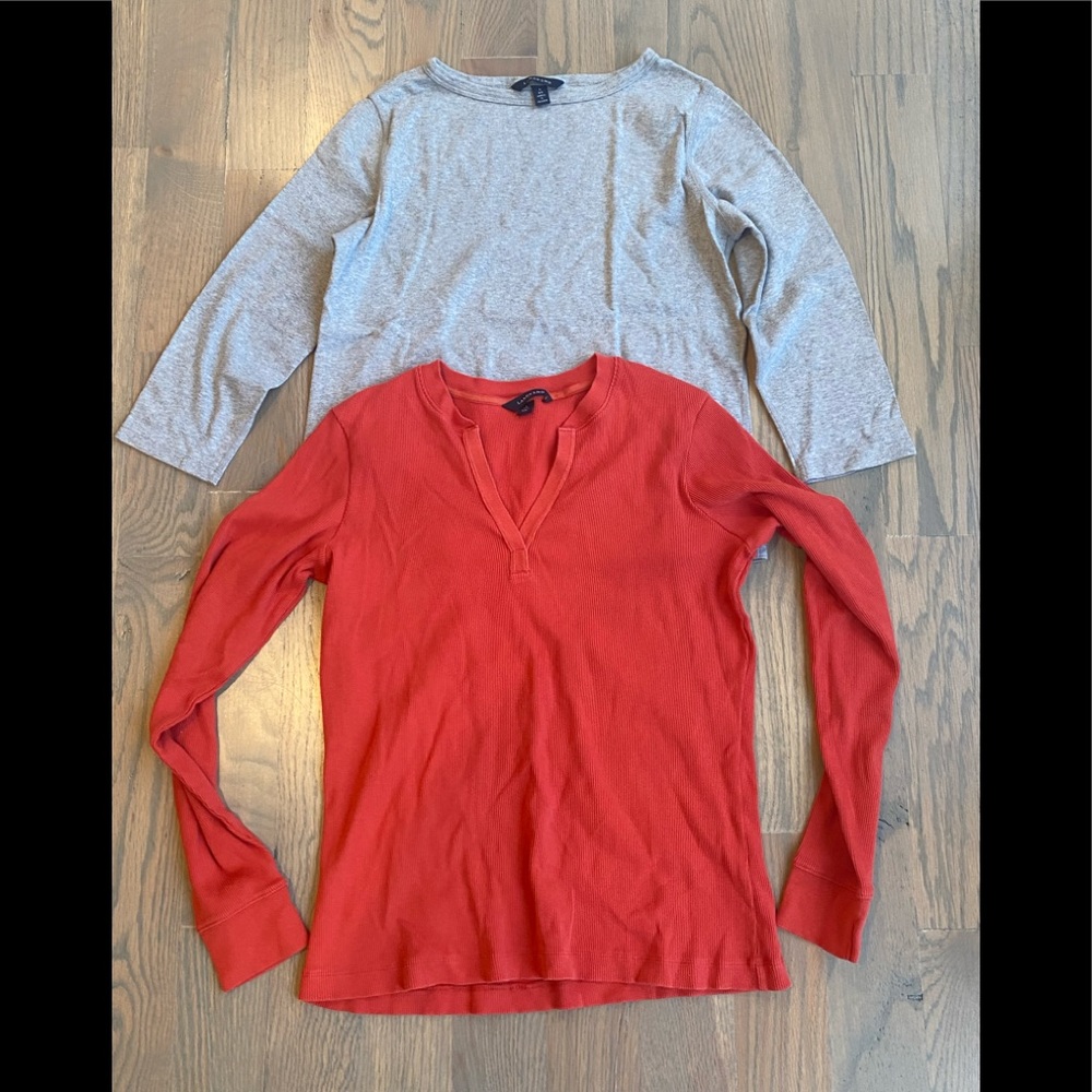 Lands’End women 2 tops size S